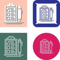 Check List Icon Design vector