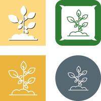 Sprout Icon Design vector