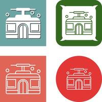 Cable Car Icon Design vector