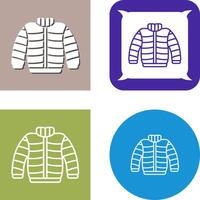 Winter Clothes Icon Design vector