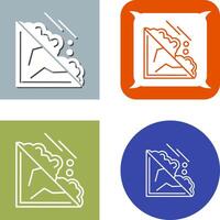 diseño de icono de avalancha vector