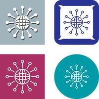 Networking Icon Design vector