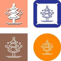 Pine Tree Icon Design vector