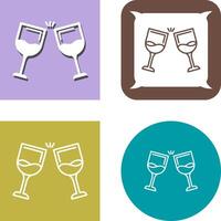 vino icono diseño vector