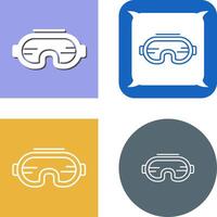 Goggle Icon Design vector