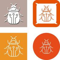 Bug Icon Design vector