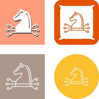 Trojan Icon Design vector