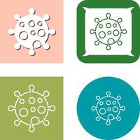 Virus Icon Design vector