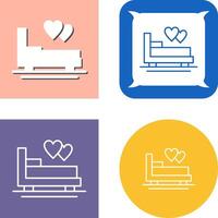 Honeymoon Icon Design vector