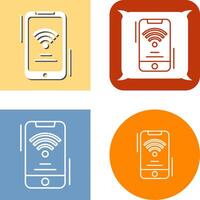 Wifi Signal Icon Design vector