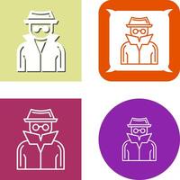 Spy Icon Design vector