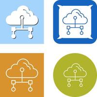 Internet Cloud Icon Design vector