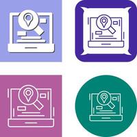 Find Location Icon Design vector