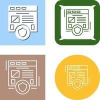 Secure Icon Design vector