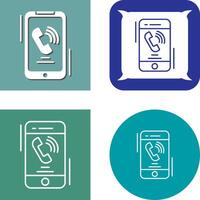 Incoming Call Icon Design vector