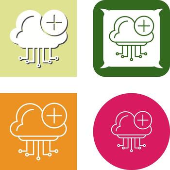 Cloud Computing Icon Design vector