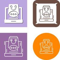 Shopping Feeds Icon Design vector