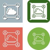 Network Icon Design vector