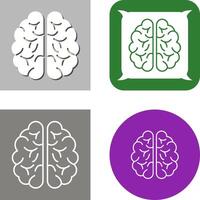 diseño de icono de cerebro vector