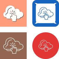 Cloud Computing Icon Design vector