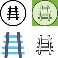 Train Tracks Icon vector