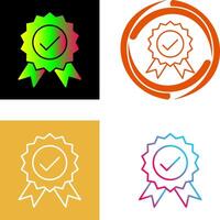 Unique Quality Control Icon vector