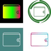 Unique Wallet Icon vector