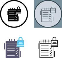 Shopping List Icon vector