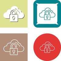 Lock Icon Design vector