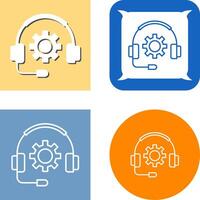 Customer Support Icon Design vector