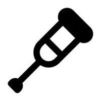 Crutches icon for web, app, infographic, etc vector