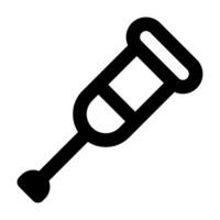 Crutches icon for web, app, infographic, etc vector