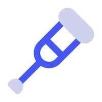 Crutches icon for web, app, infographic, etc vector