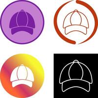 P Cap Icon Design vector