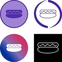 Hot Dog Icon Design vector