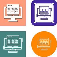 Layout Icon Design vector