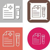 Blood Test Icon Design vector