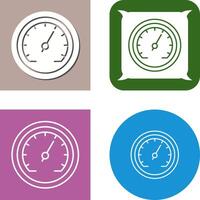 Speedometer Icon Design vector