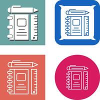 Learning Tools Icon Design vector