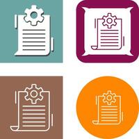 Content Management Icon Design vector