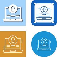 Upload Icon Design vector