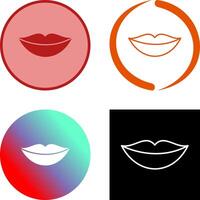 Lips Icon Design vector
