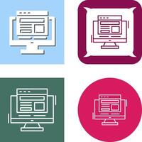 Adaptive Layout Icon Design vector