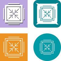 Minimize Icon Design vector