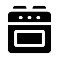 Simple Stove solid icon. The icon can be used for websites, print templates, presentation templates, illustrations, etc vector