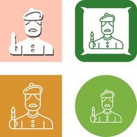 Artist Icon Design vector