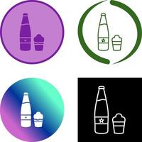 cerveza icono diseño vector