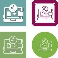 File Share Icon Design vector