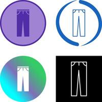 Pants Icon Design vector