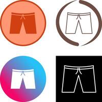 diseño de icono de pantalones cortos vector